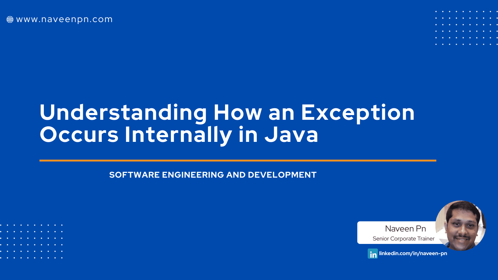Understanding How an Exception Occurs Internally in Java