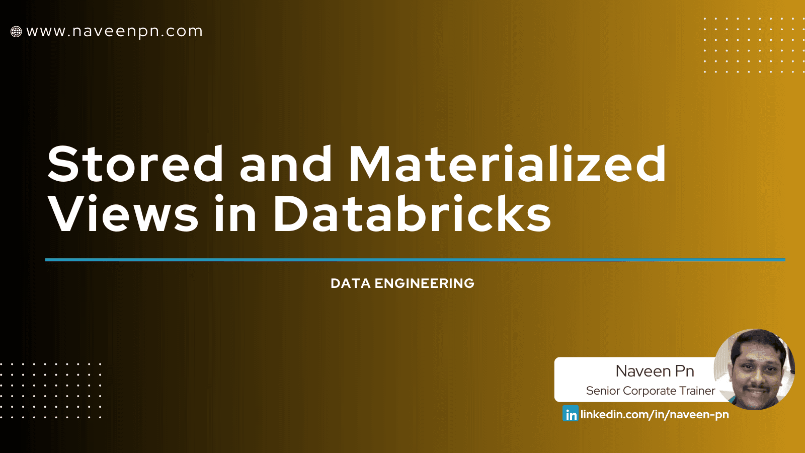 Stored and Materialized Views in Databricks