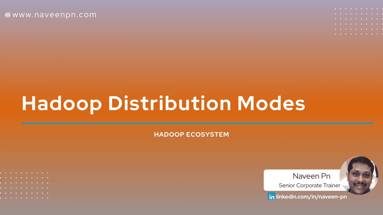 Hadoop Distribution Modes