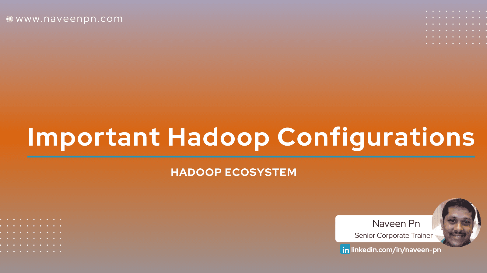 Important Hadoop Configurtions