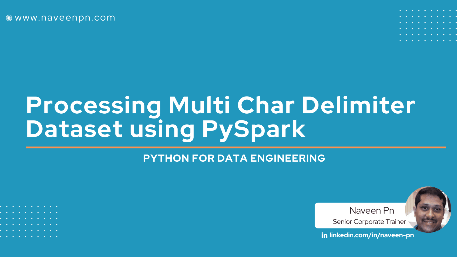 Processing Multi Char Delimiter Dataset using PySpark
