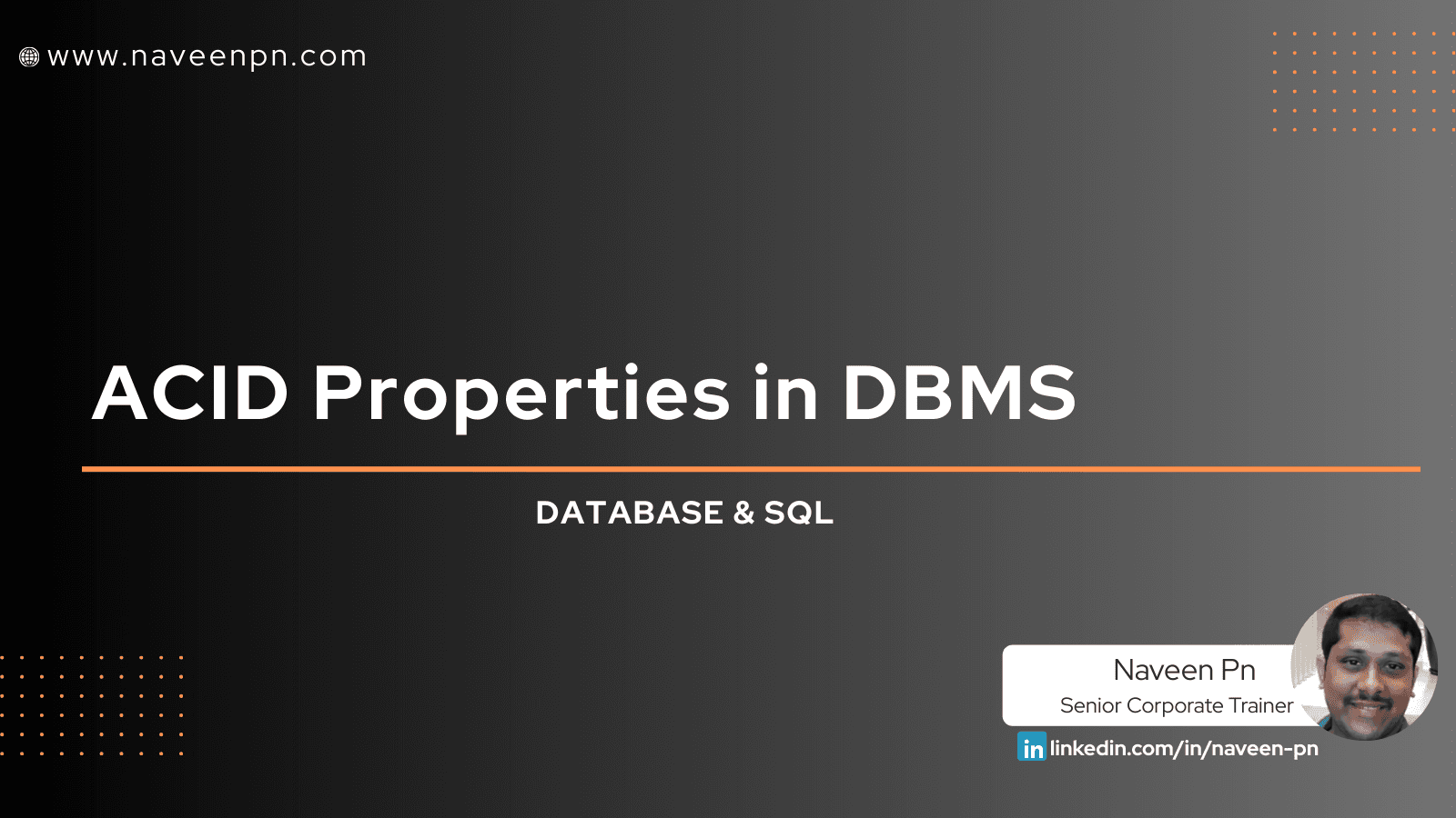 ACID Properties in DBMS