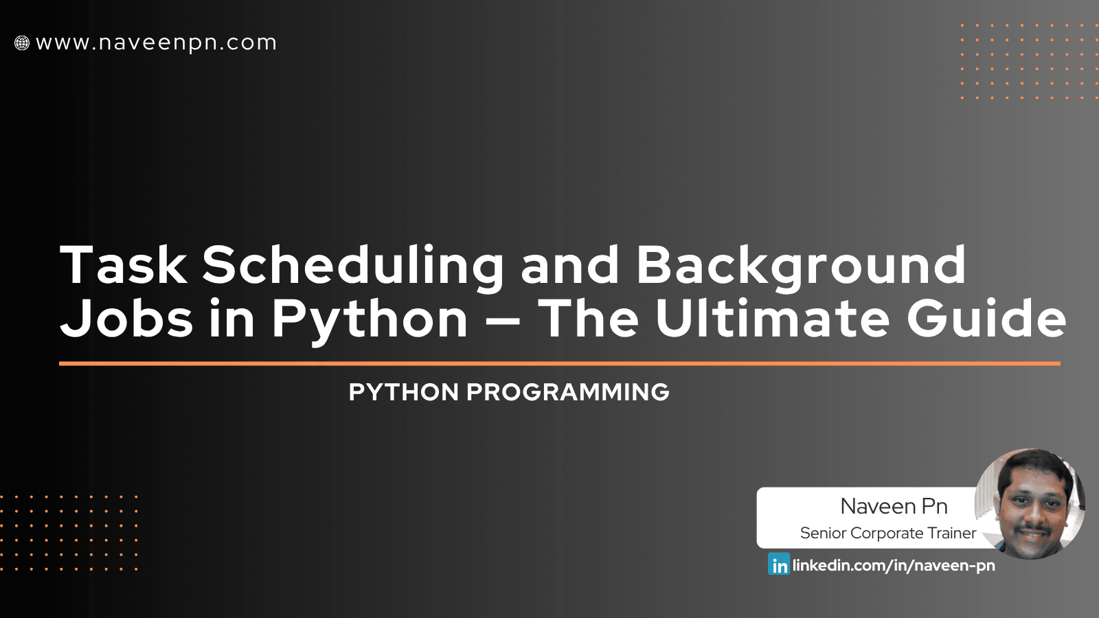Task Scheduling and Background Jobs in Python — The Ultimate Guide